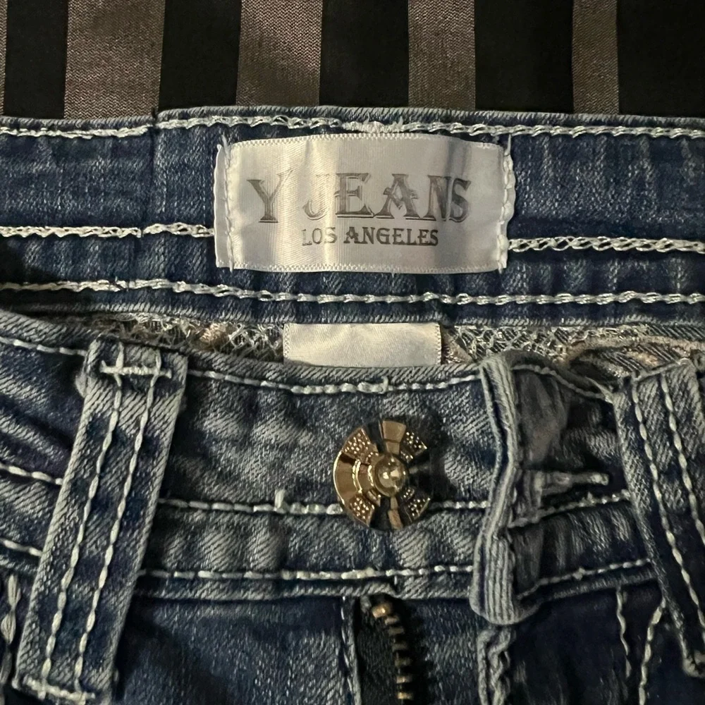 Embellished Blue Denim‎ Jeans